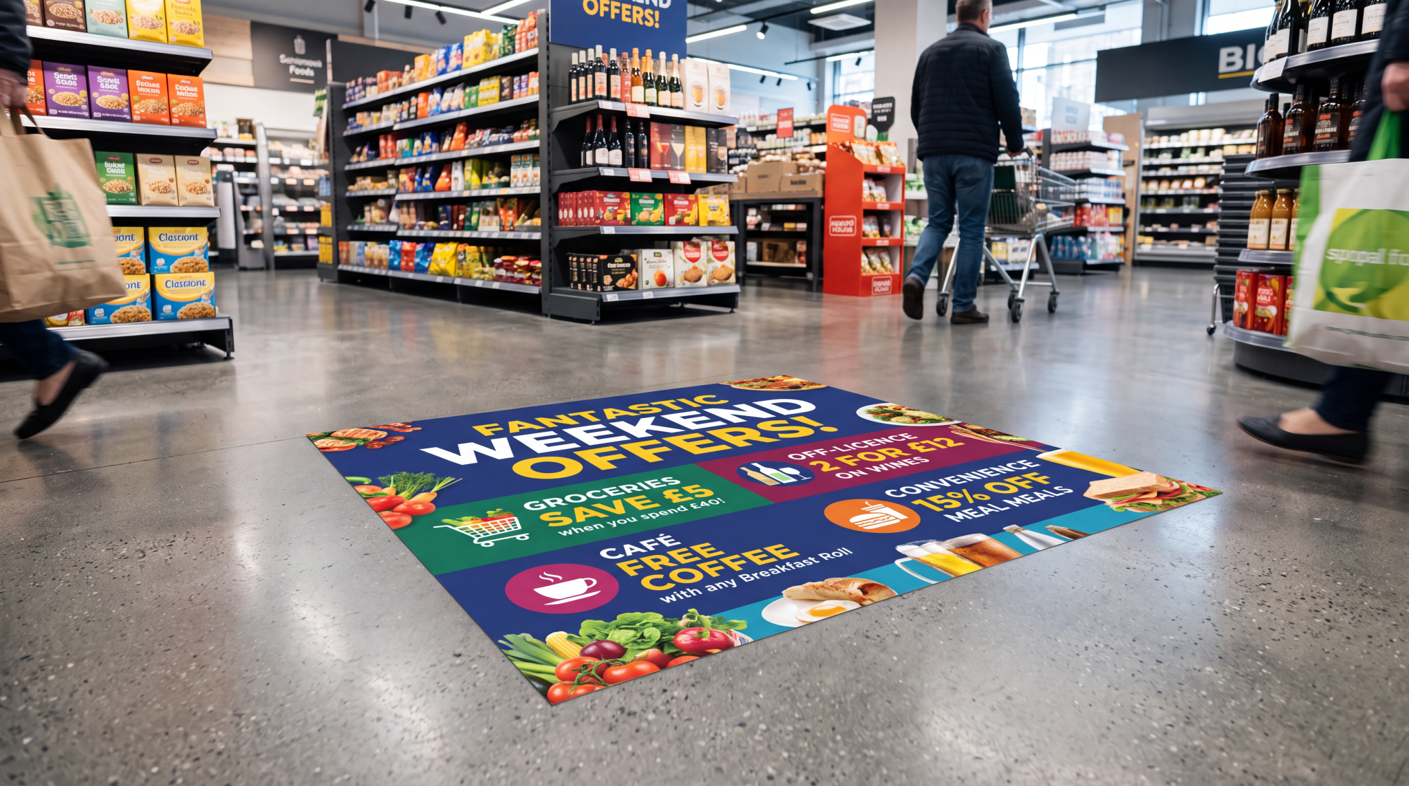 Self-Adhesive Floor Graphics