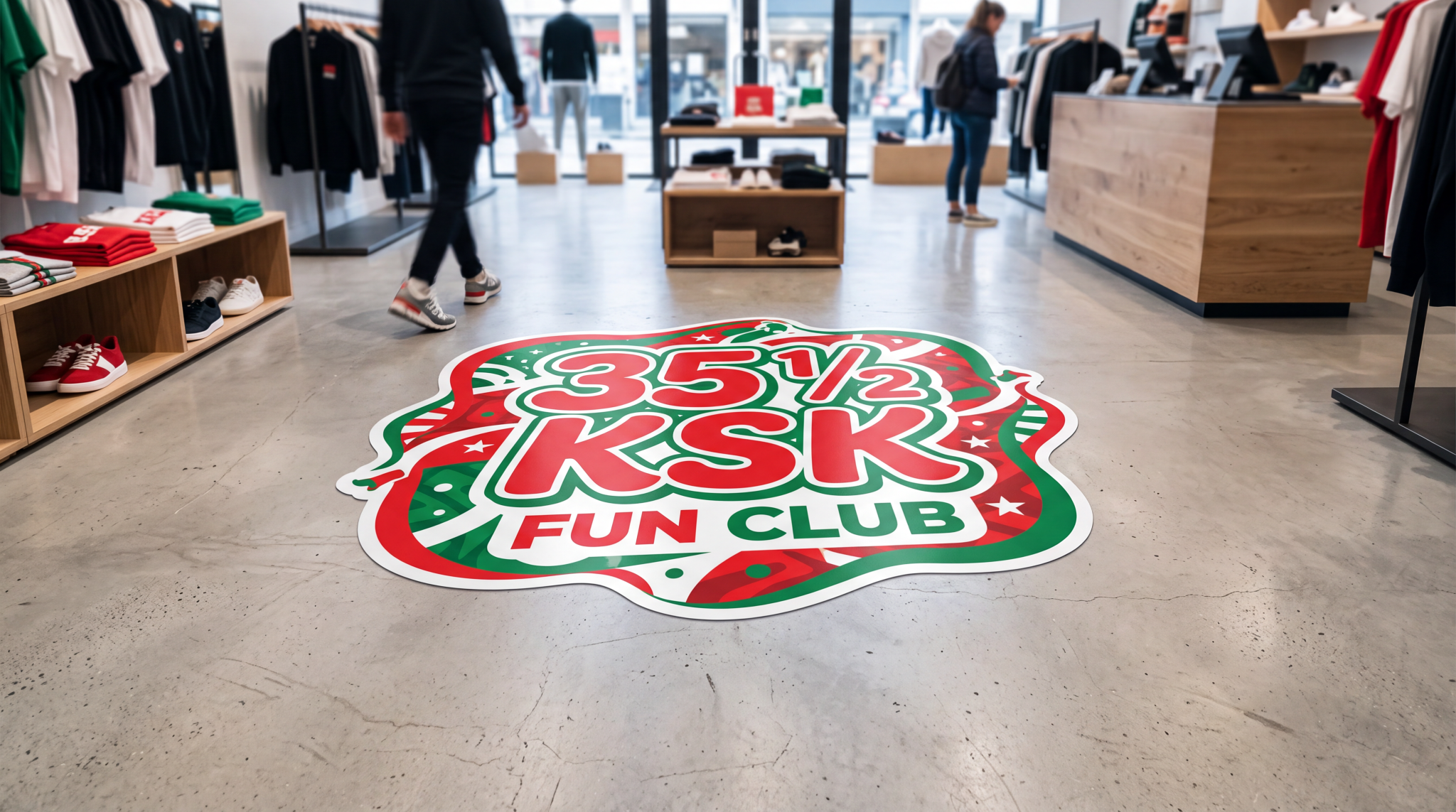 Self-Adhesive Floor Graphics