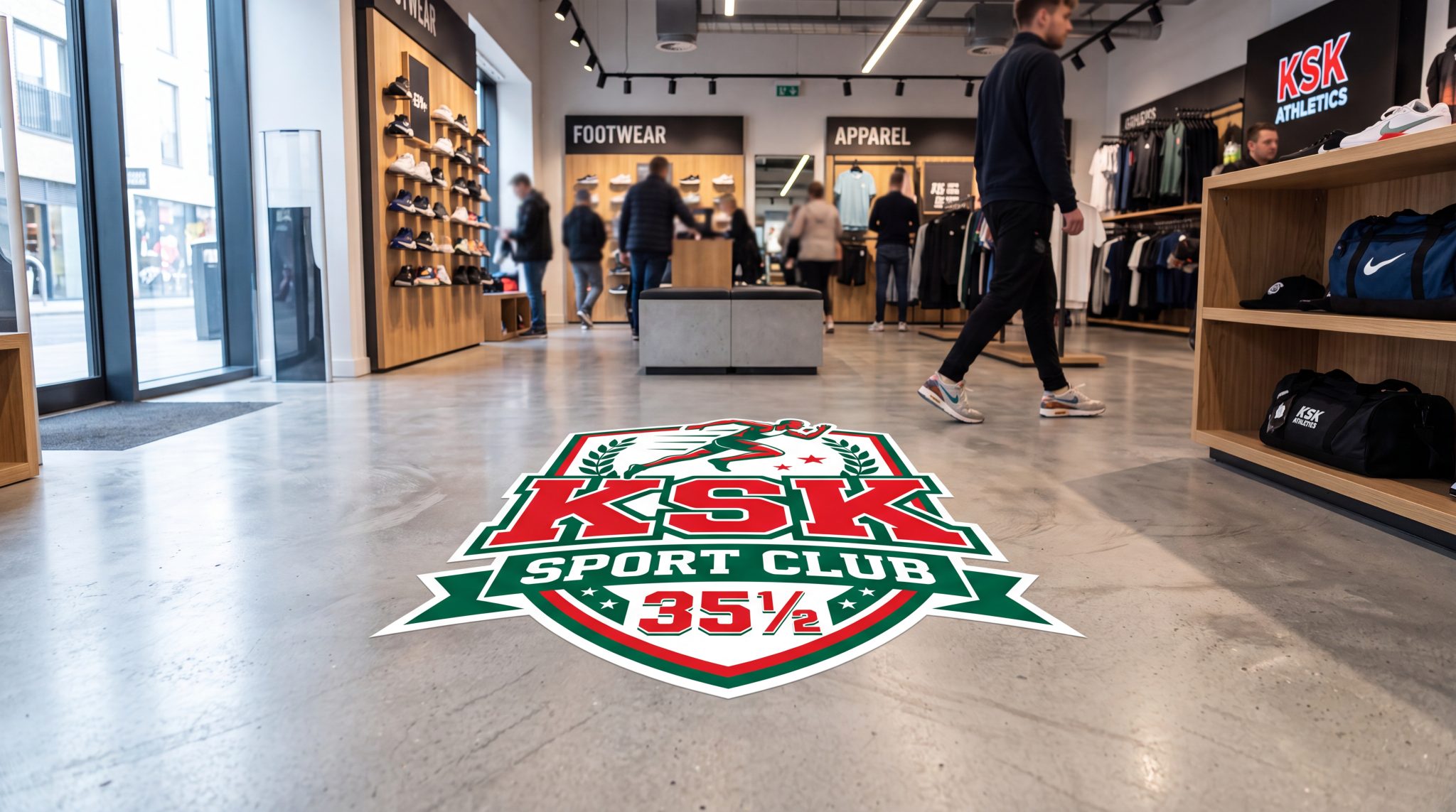 Self-Adhesive Floor Graphics