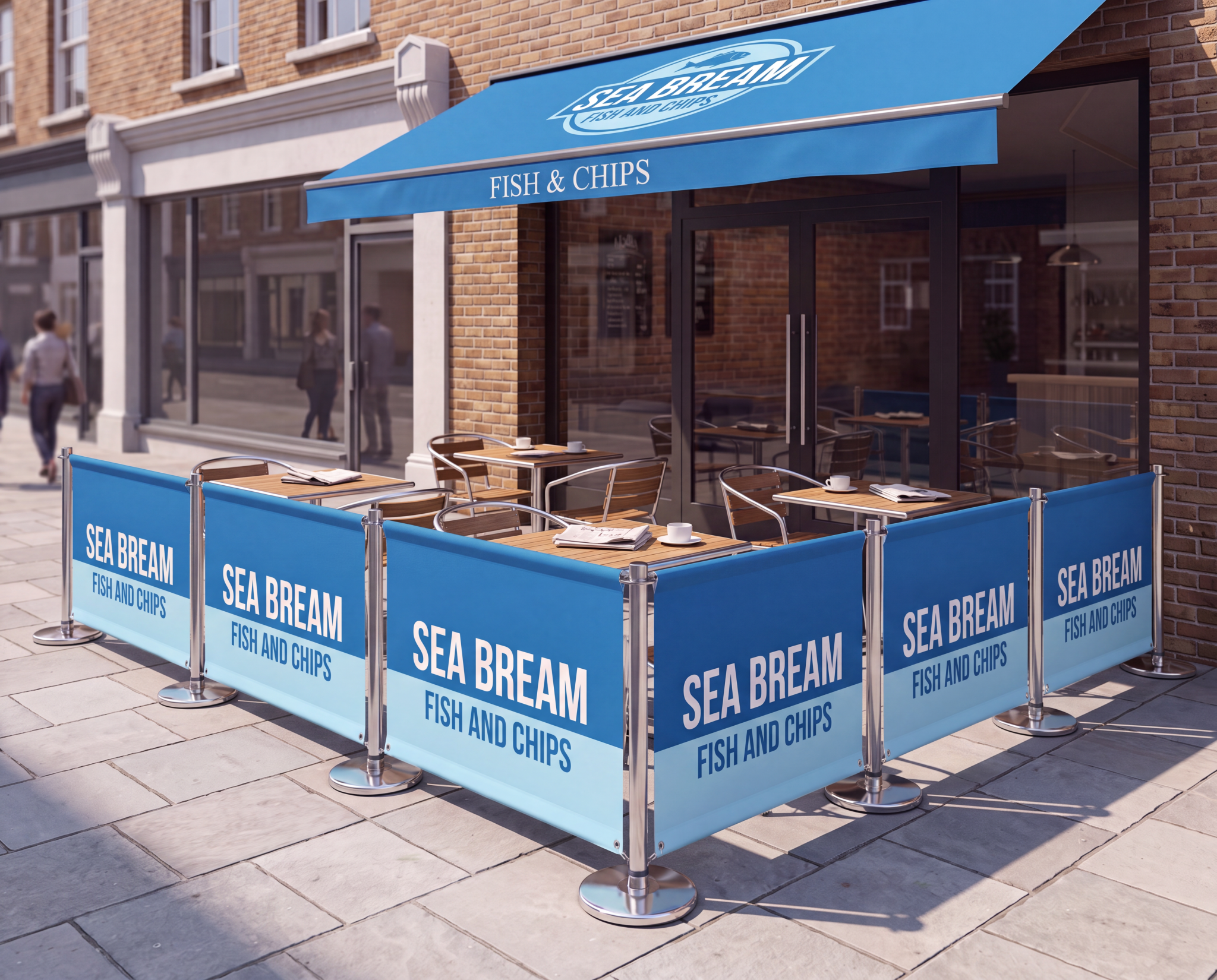 cafe barrier sample