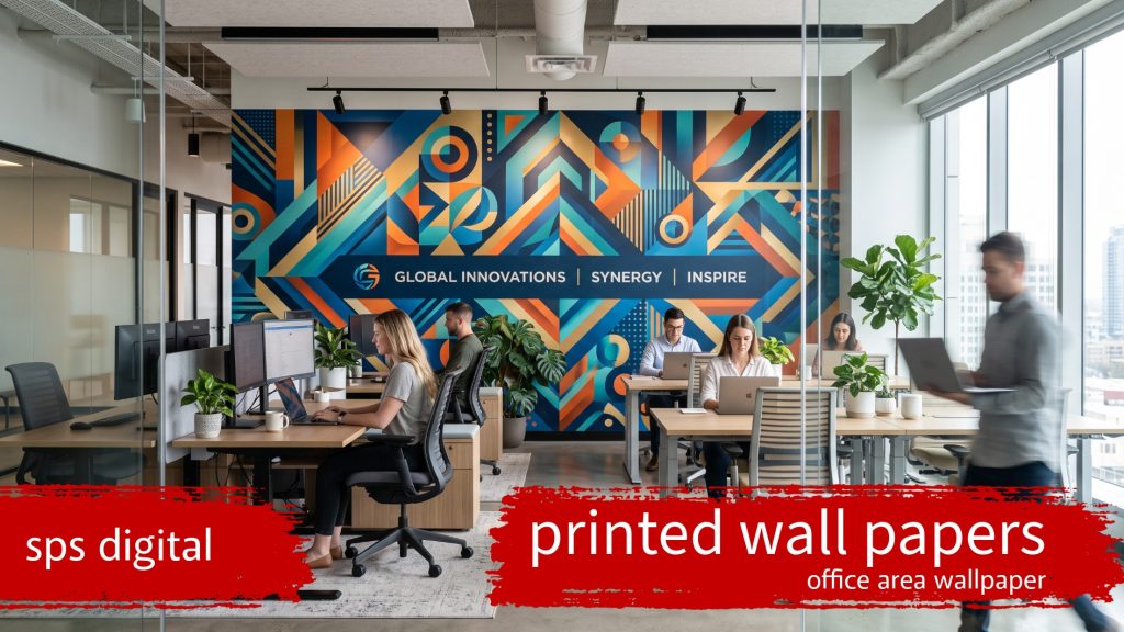 office area Custom Wallpaper Printing