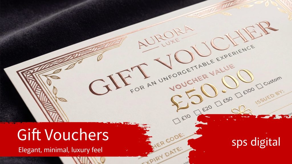 Gift voucehrs