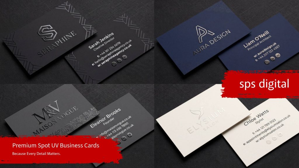 spot uv business cards