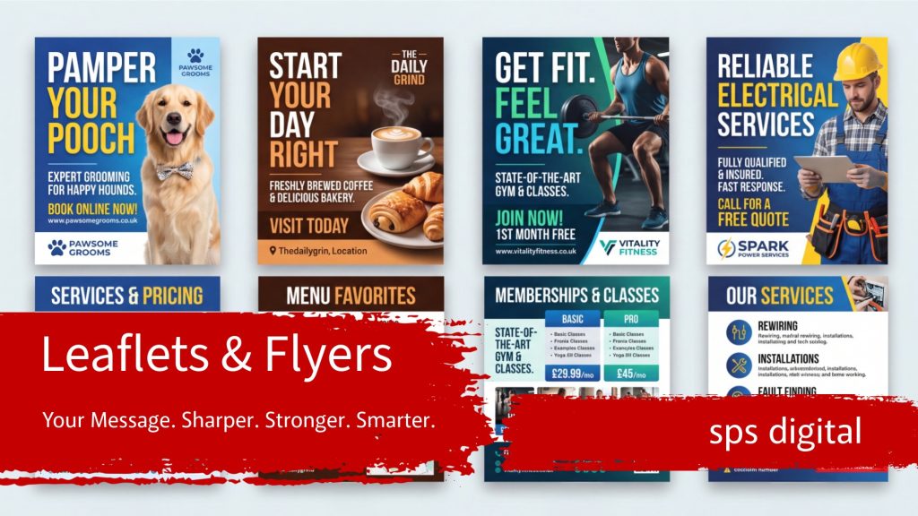 Leaflets and flyers