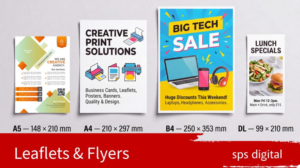 leaflet sampleas