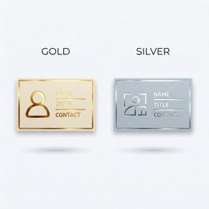Business cards foil options