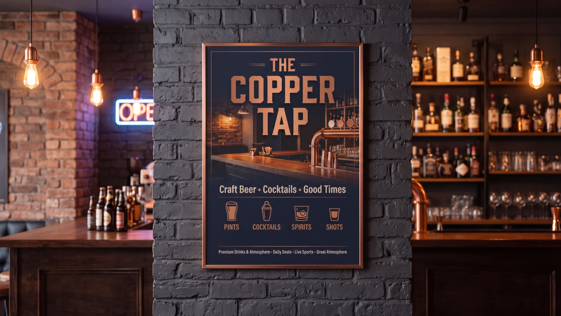 Premium poster print with clean layout, crisp typography and smooth finish