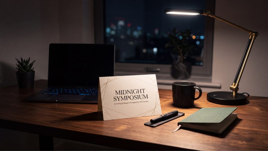 Custom printed postcard displayed up right with crisp high‑resolution artwork, clean modern layout, balanced spacing and soft diffused studio lighting, photographed on a neutral background with realistic shadows for a premium commercial product presentation.