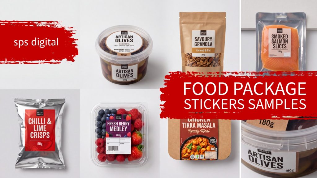 Food packaging sample set