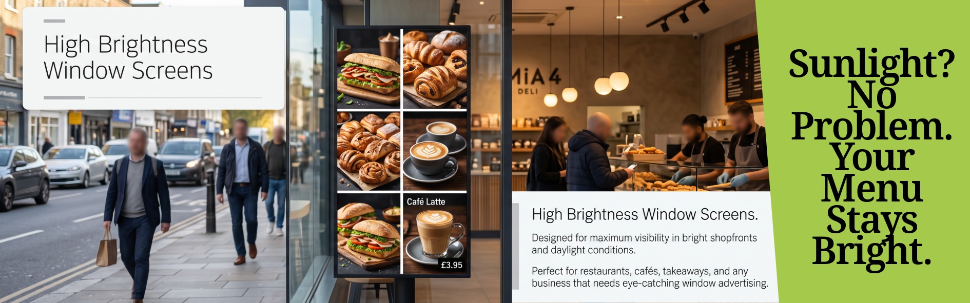 High Brightness Digital Window Screens: Sunlight‑Readable Displays (1500–3500 nits)